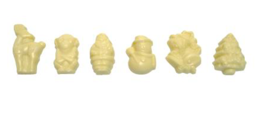 Small Filled Figurines White (+/-2.4 lb)