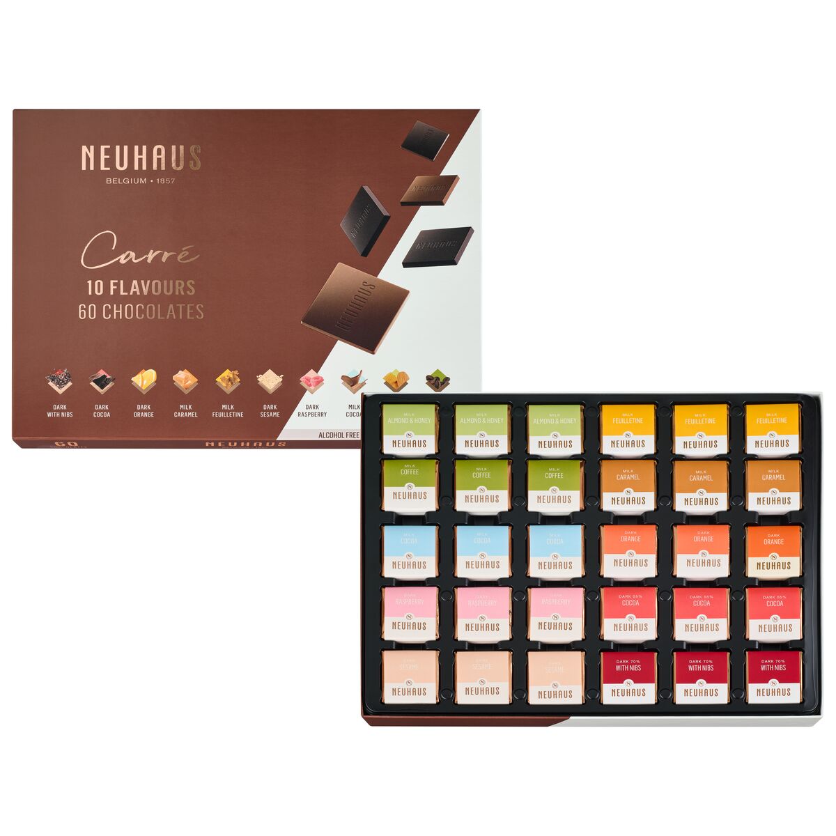 Carré - 10 Flavors, 60 pc