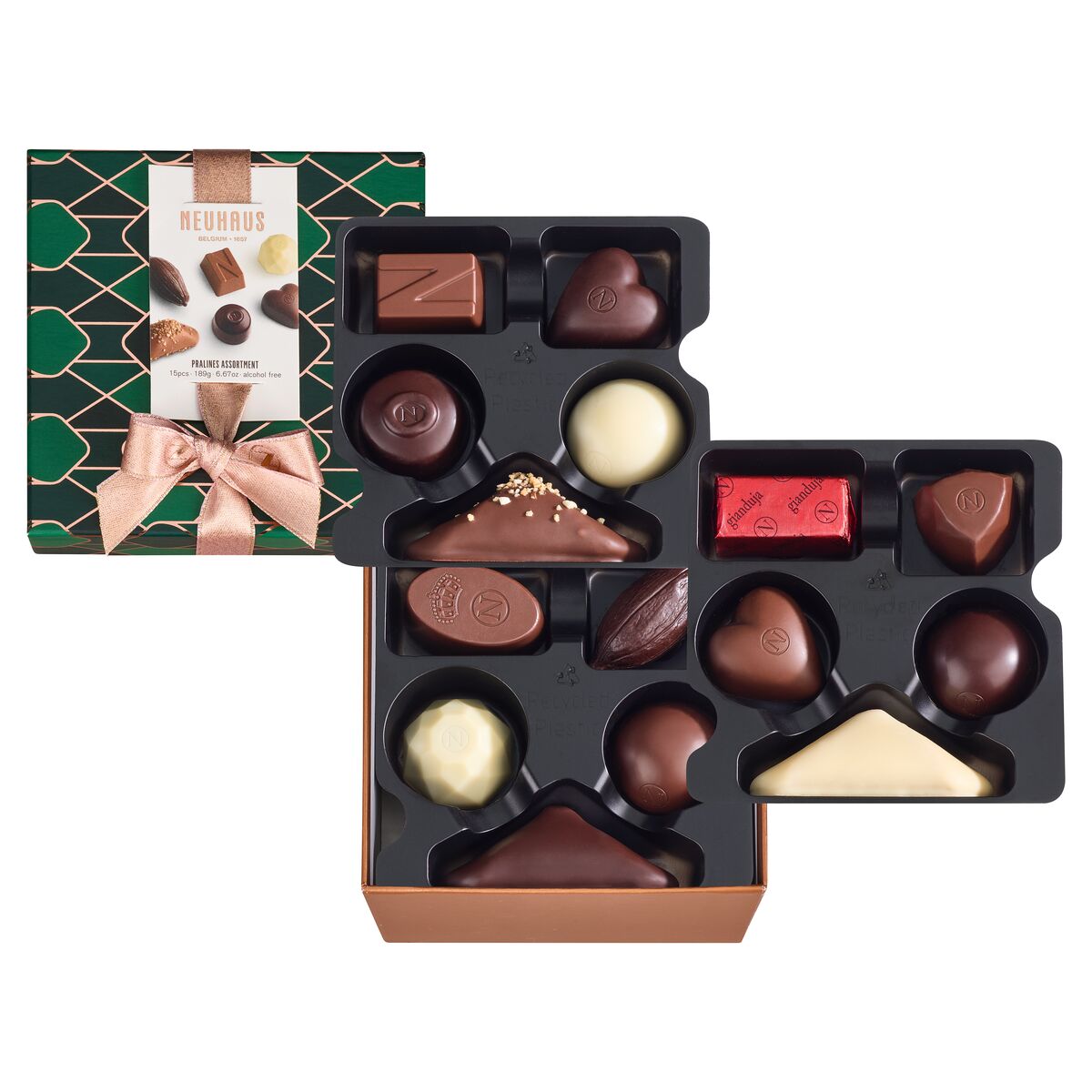 Winter Square Giftbox Medium  - 15 pcs