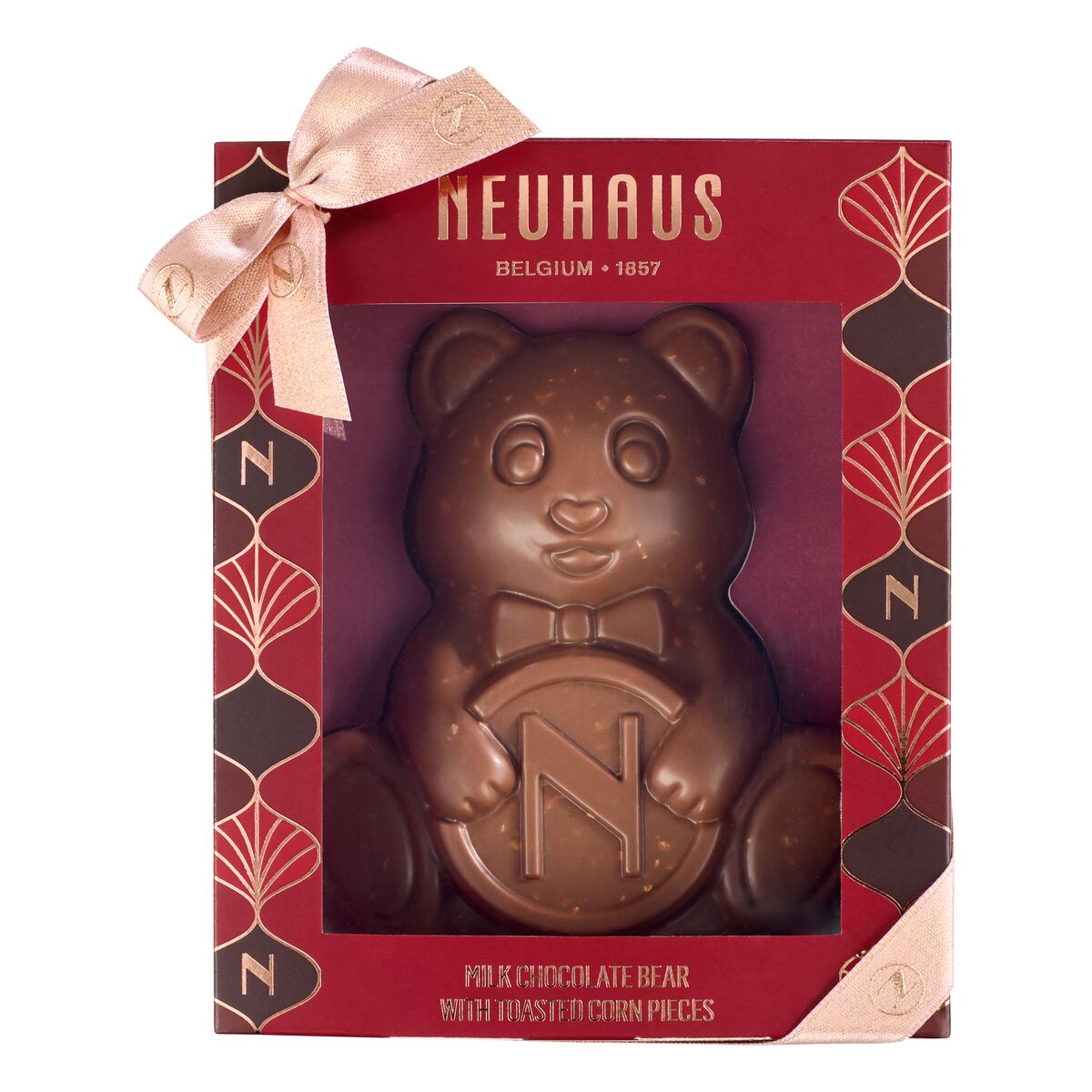 Holiday Bear Inclusions Milk, 100G (with caramalized corn pieces)